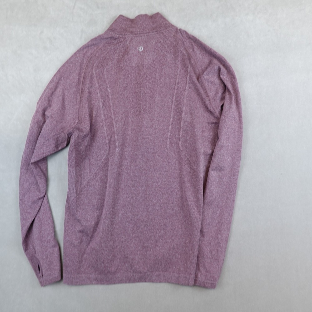 Lululemon Metal Vent Tech 1/2 Zip Pullover Mens Medium Performance Plum Maroon - Picture 7 of 9